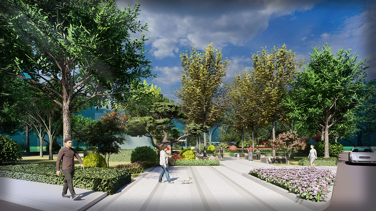 校园广场景观设计