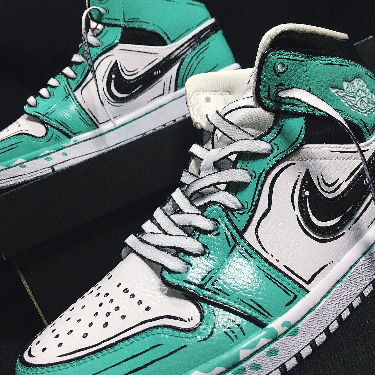 球鞋定制二次元aj