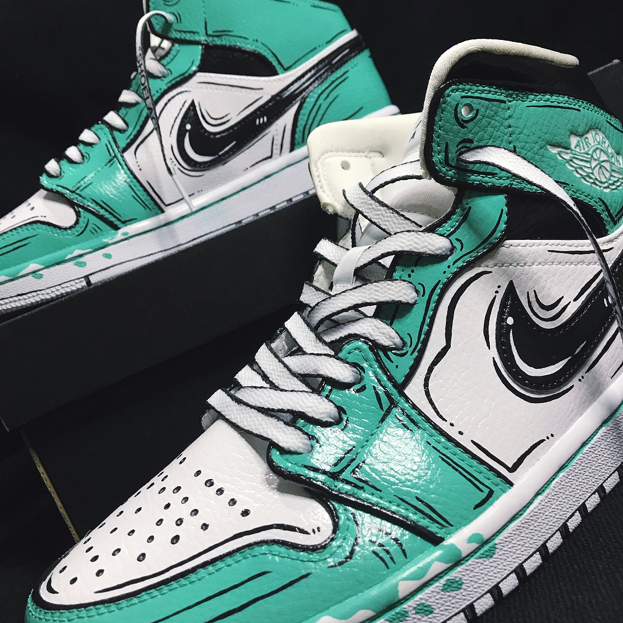 球鞋定制二次元aj