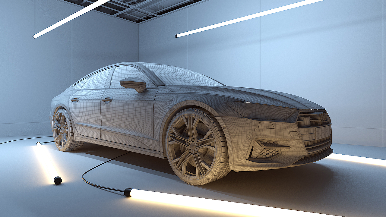 12-A7渲染練習(xí)-原作者炭燒雙魚(yú)（圖ZMjQ2OTMzNDY0） - 機(jī)械/交通 - 站酷設(shè)計(jì)師XXIN_CG原創(chuàng)素材 - 站酷ZCOOL