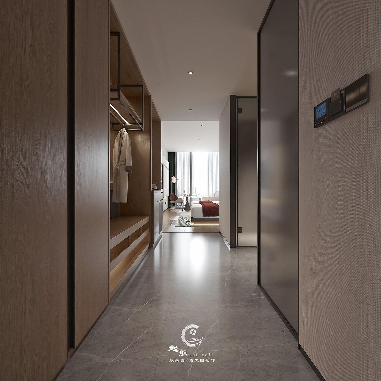 8月初酒店客房区设