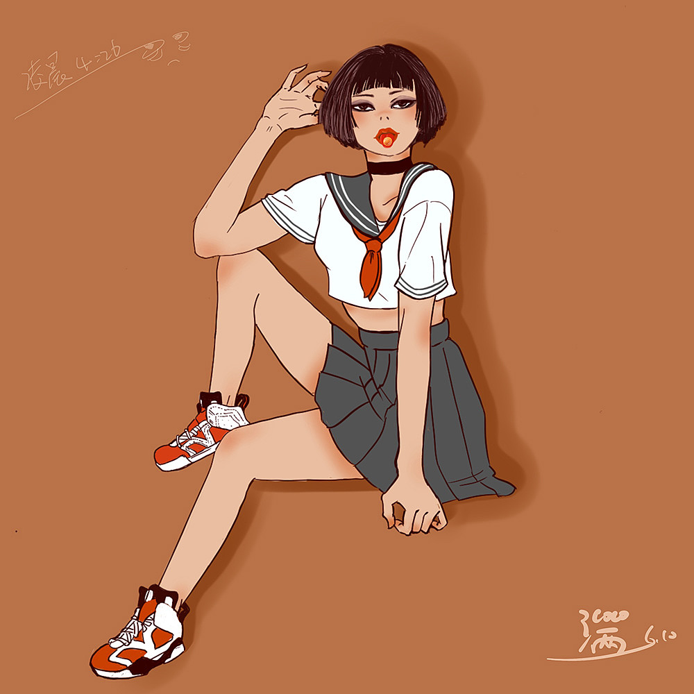 插画练习（图ZMjExNjQ5ODA4） - 创作习作 - 站酷设计师coco决心要治原创素材 - 站酷ZCOOL