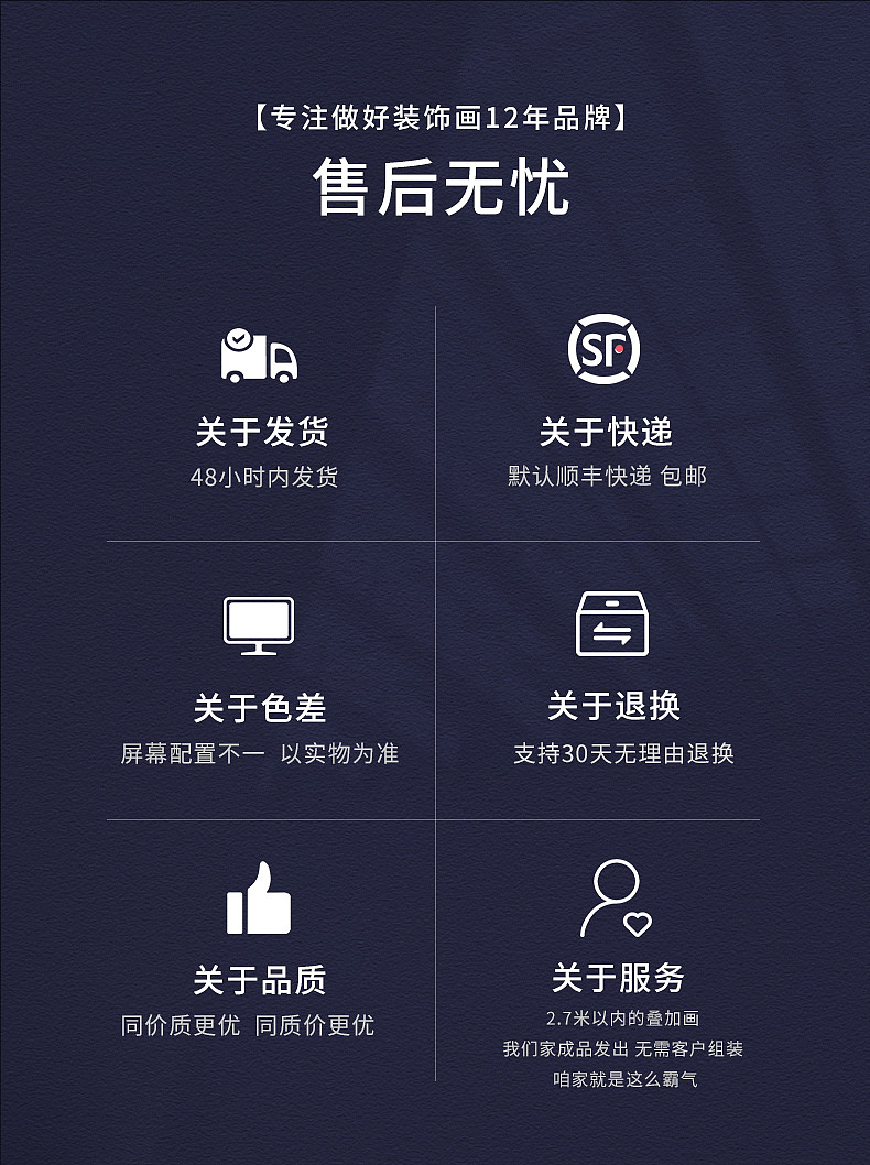 装饰画(三联 锦鹿山峦)-详情页