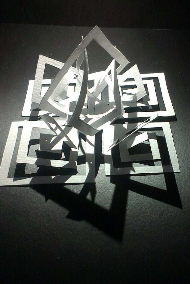 立体构成--剪纸