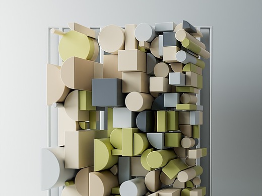 houdini 几何堆叠