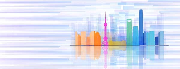 上海城市天际线建筑群的矢量插画01（图ZMjM4OTA3Nzky） - 商业插画 - 站酷设计师灵魂画师DJ药灵儿原创素材 - 站酷ZCOOL