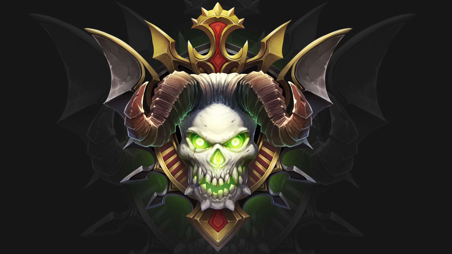 游戏美术-亡灵徽章