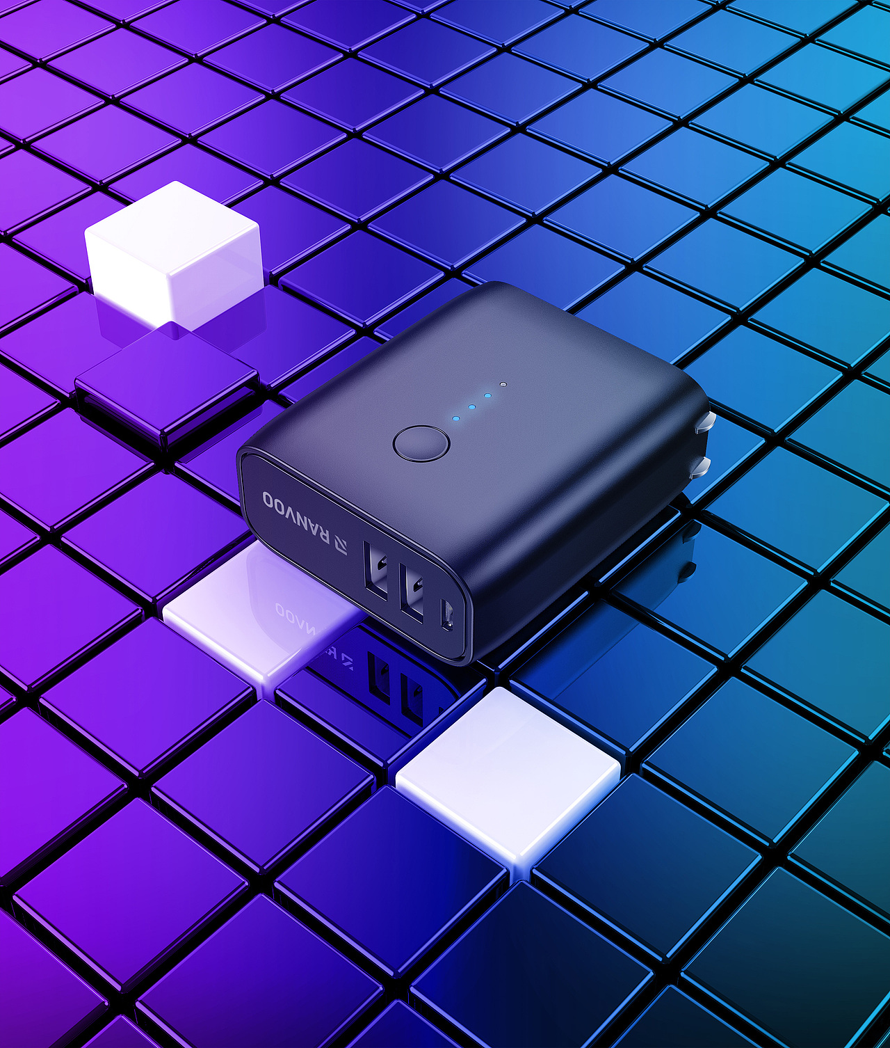 移动电源充电宝单品小场景