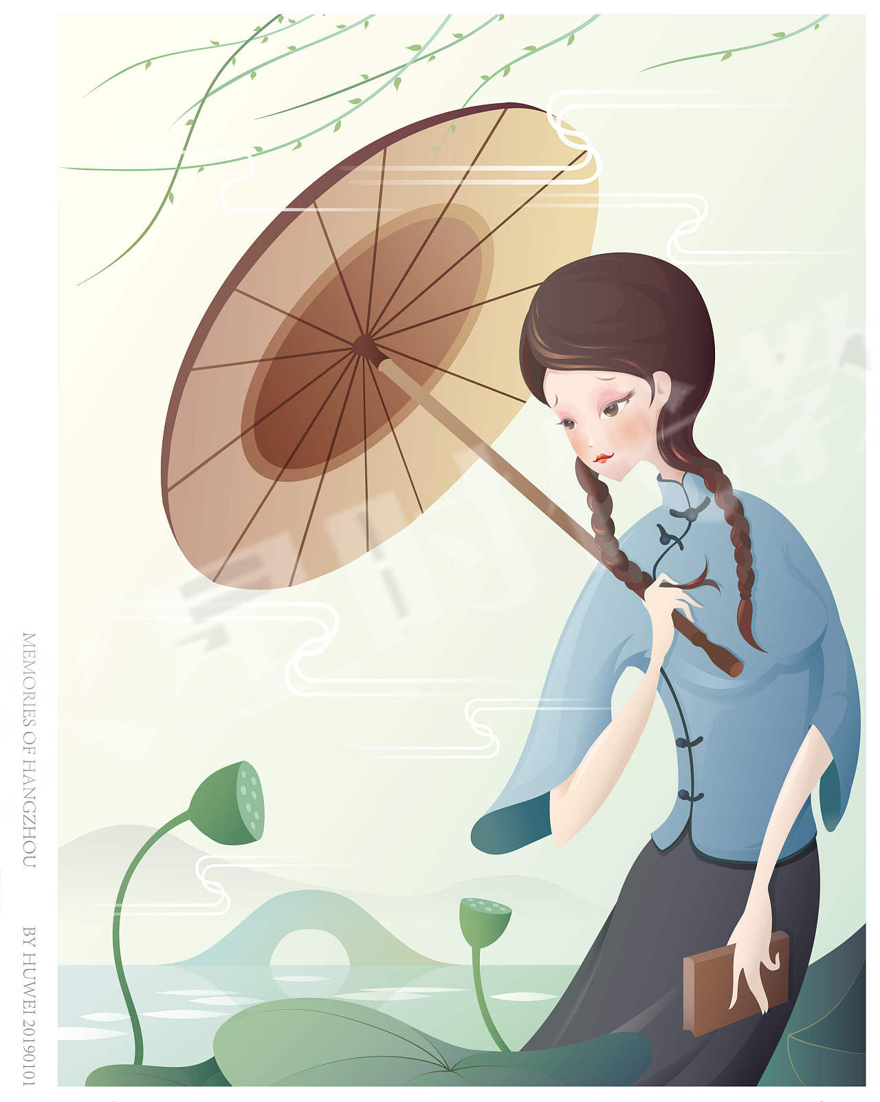 古典少女插画|插画|商业插画|火星时代教育 - 原创作品 - 站酷 (zcool