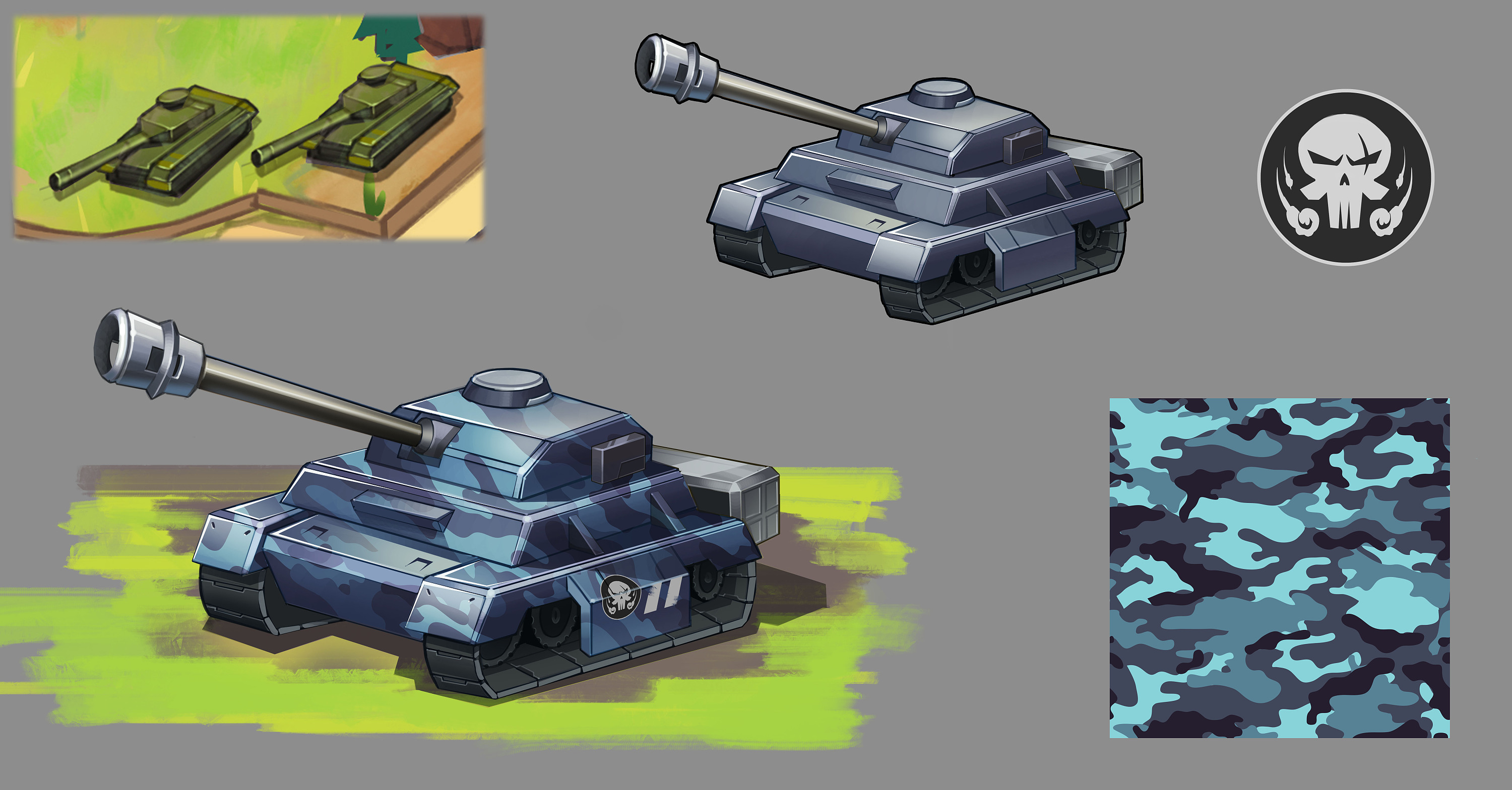 赛道概念设计《军事基地》