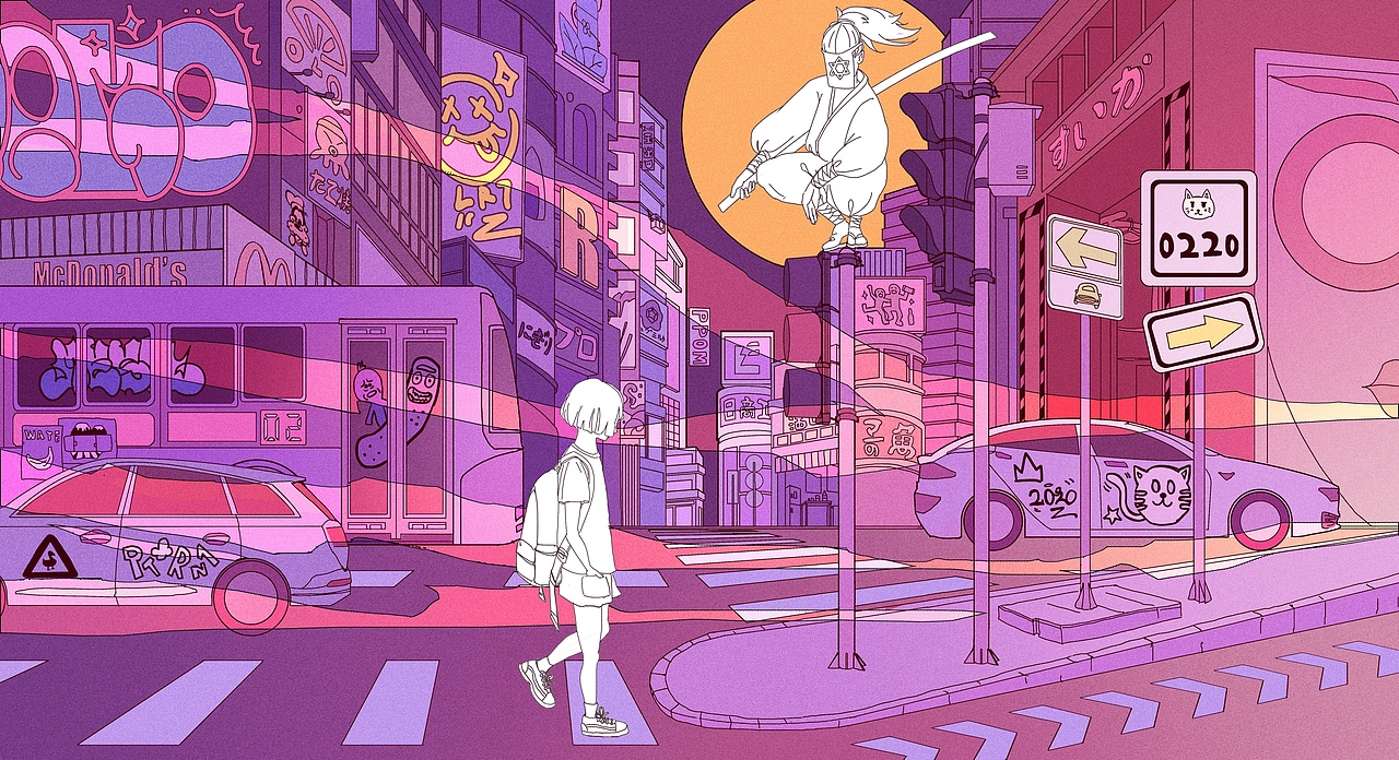 通勤幻想（图ZMjI5MDQ2NzEy） - 概念设定 - 站酷设计师团子的饲养员大人原创素材 - 站酷ZCOOL
