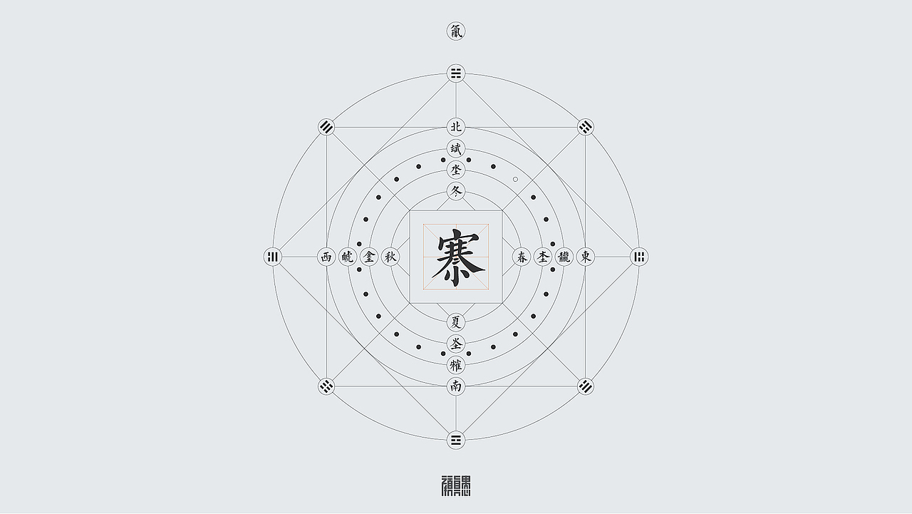 二十四节气-合体字设计（图ZMjc0ODY2NTI=） - 图案 - 站酷设计师颜真愚原创素材 - 站酷ZCOOL