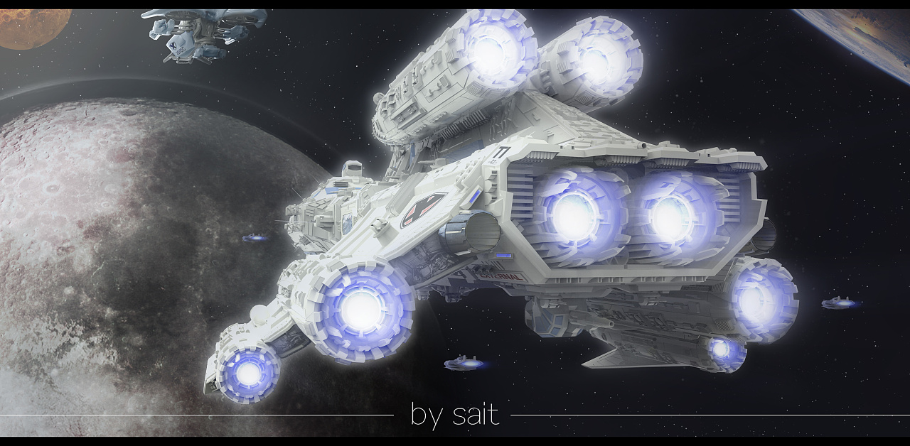 塞壬号-泰坦母舰 人类远征军旗舰 星际