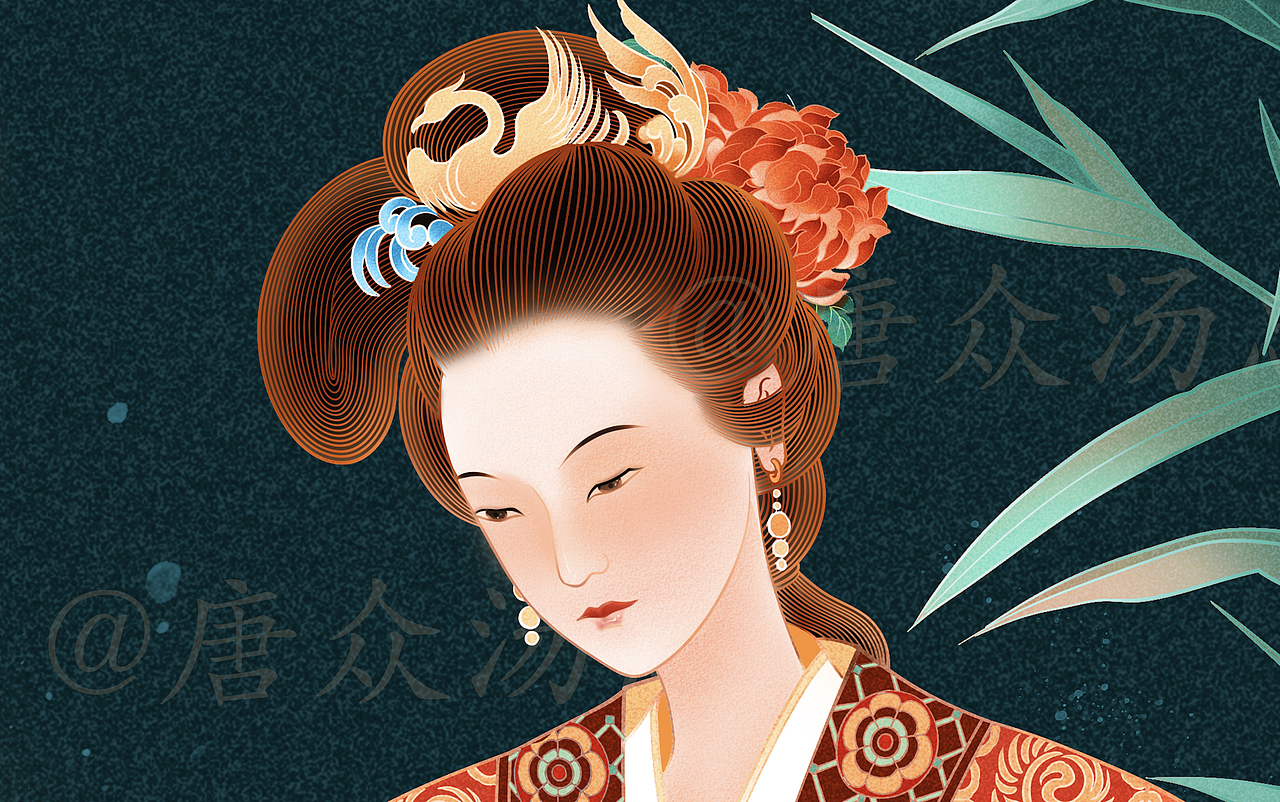 《琵琶行》插画