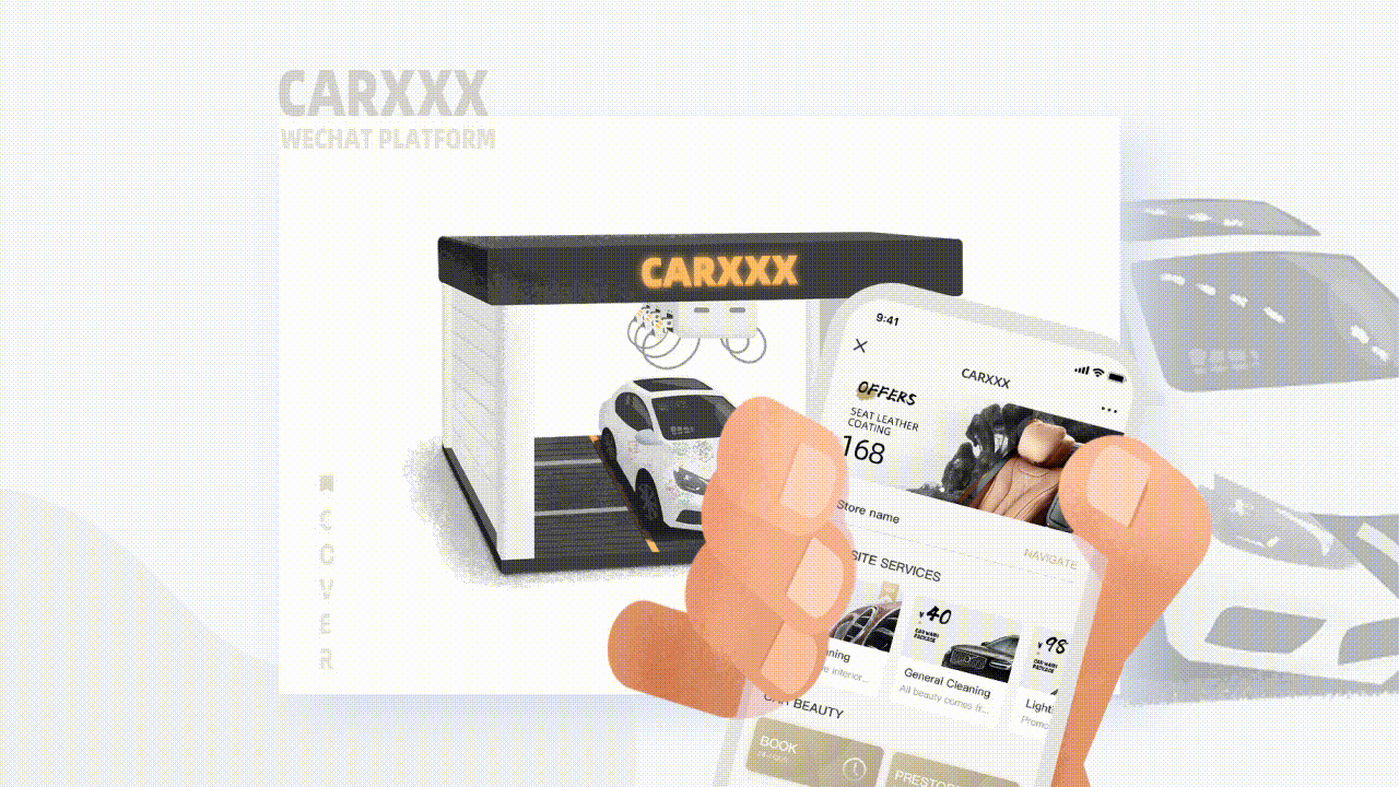 CARXXX-Car Beauty Industry（基于微信浏览器开发）（图ZMjYxMDA1ODky） - 交互/UE - 站酷设计师HandWorks原创素材 - 站酷ZCOOL