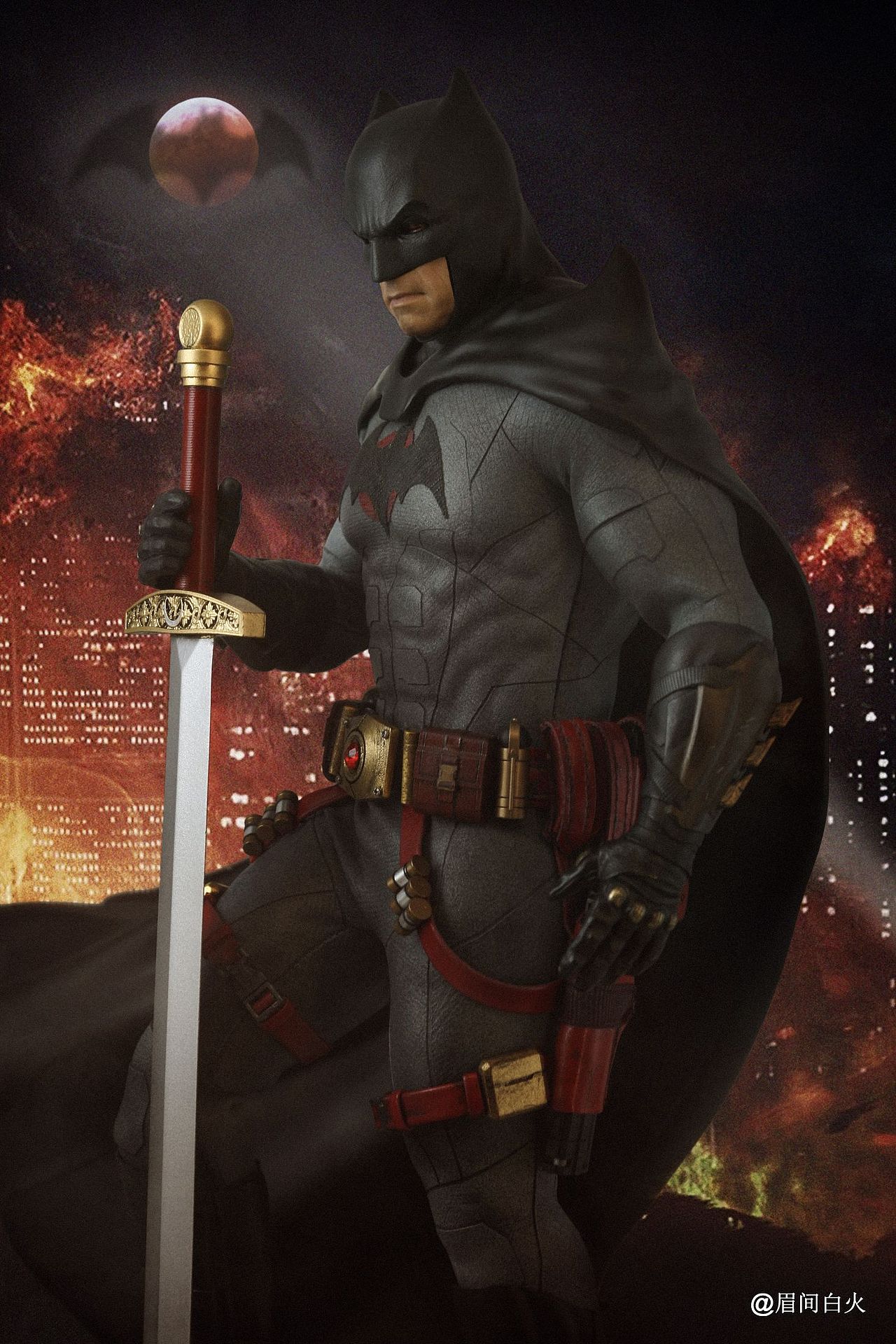 眉间白火的臆造自d之闪点蝙蝠侠托马斯韦恩