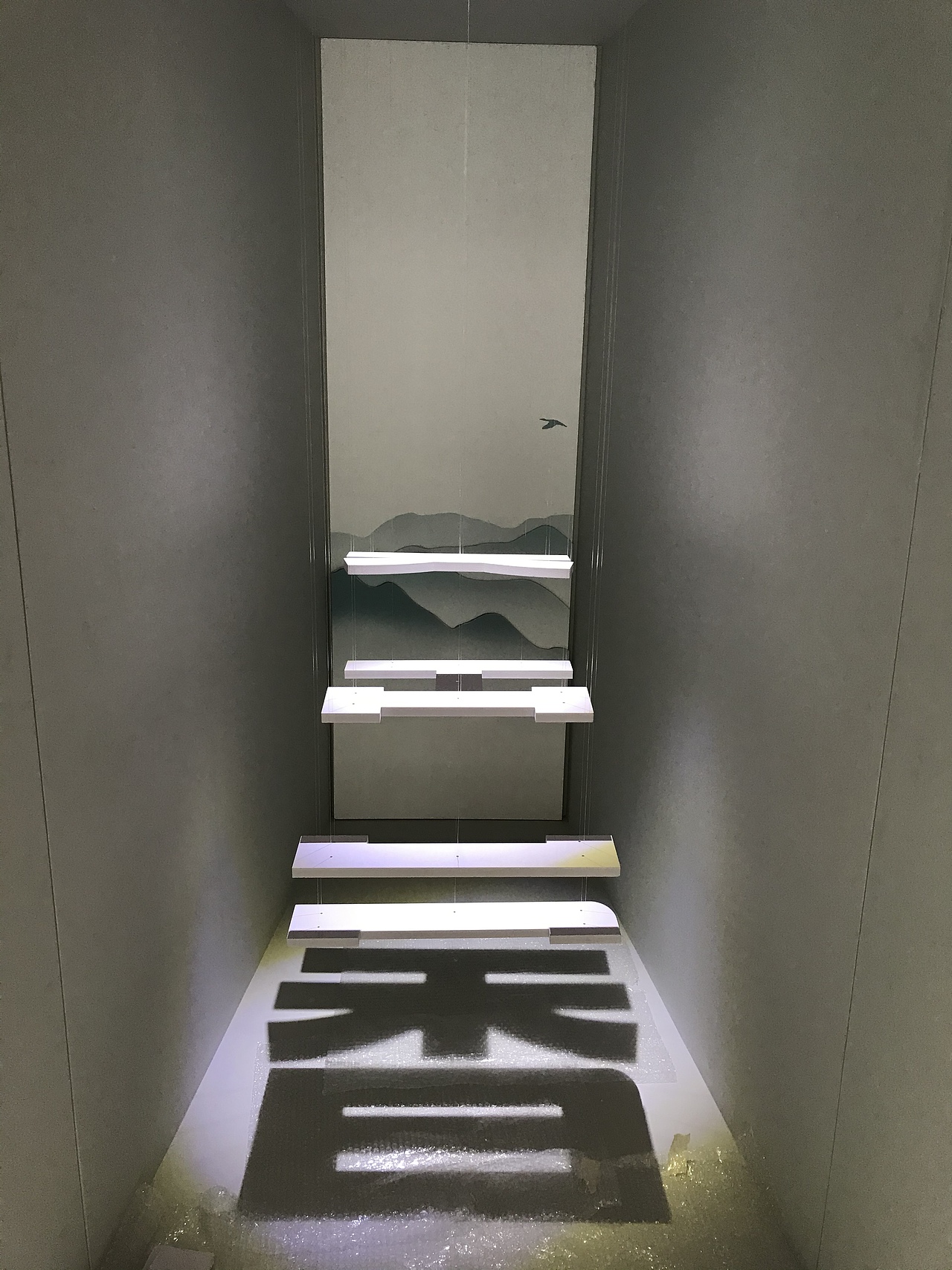 吊装视觉艺术装置.XIANSHAN 公共空间应用 . 不同主题（图ZMjMwMDkwOTY4） - 展陈设计 - 站酷设计师3D艺术馆3D壁画原创素材 - 站酷ZCOOL