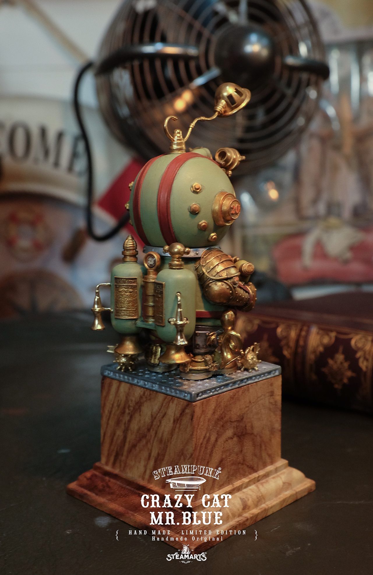 蒸汽工厂杀毒猫灰绿色特别版（图ZMjkxNDUyNDI4） - 手办/模玩 - 站酷设计师项哲青原创素材 - 站酷ZCOOL