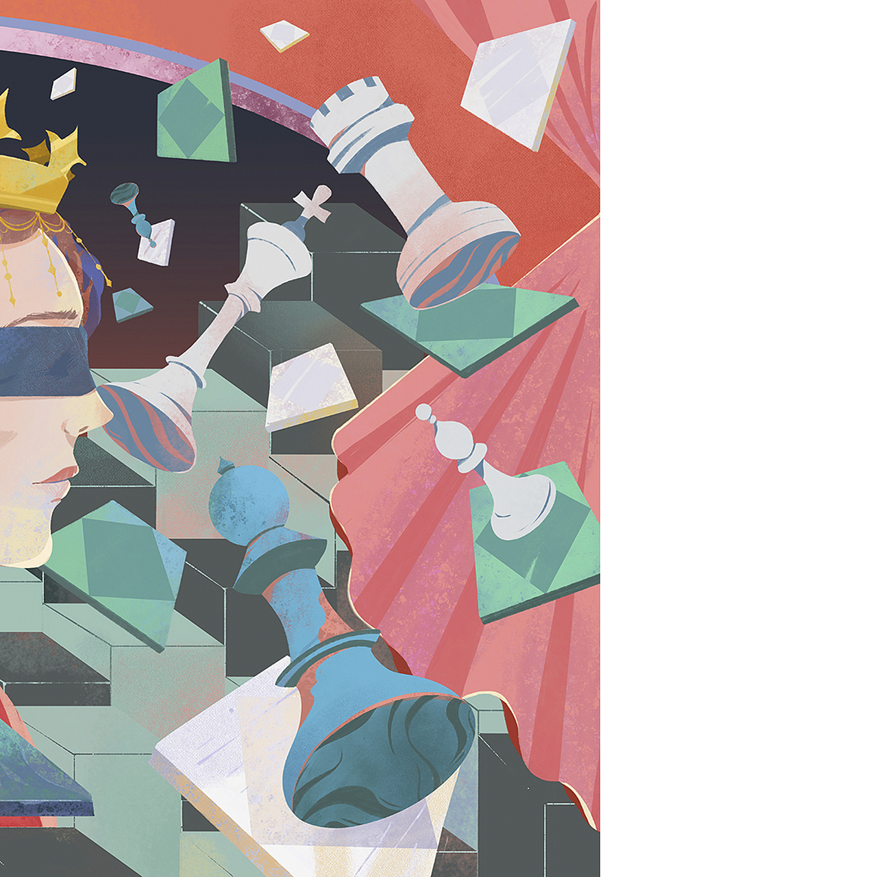 棋盘-个人作品（图ZMjYyMDg2NjA4） - 商业插画 - 站酷设计师JiananPro原创素材 - 站酷ZCOOL