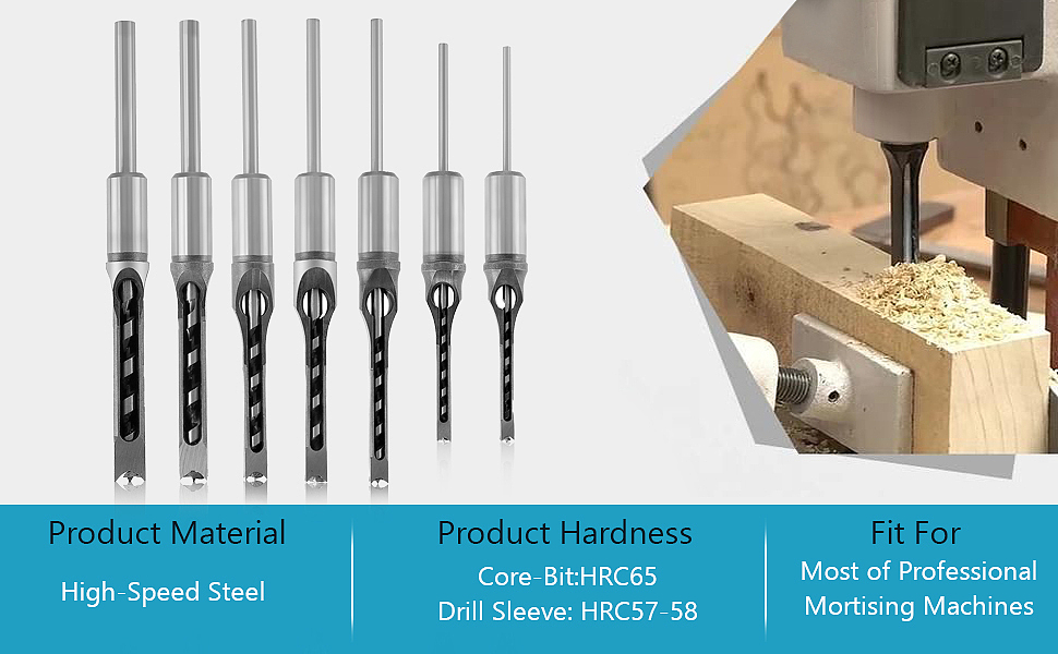 亚马逊 木工方孔钻头