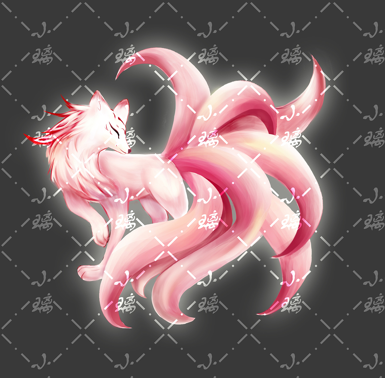 九尾狐|插画|概念设定|z06223212_原创作品-站酷zcool