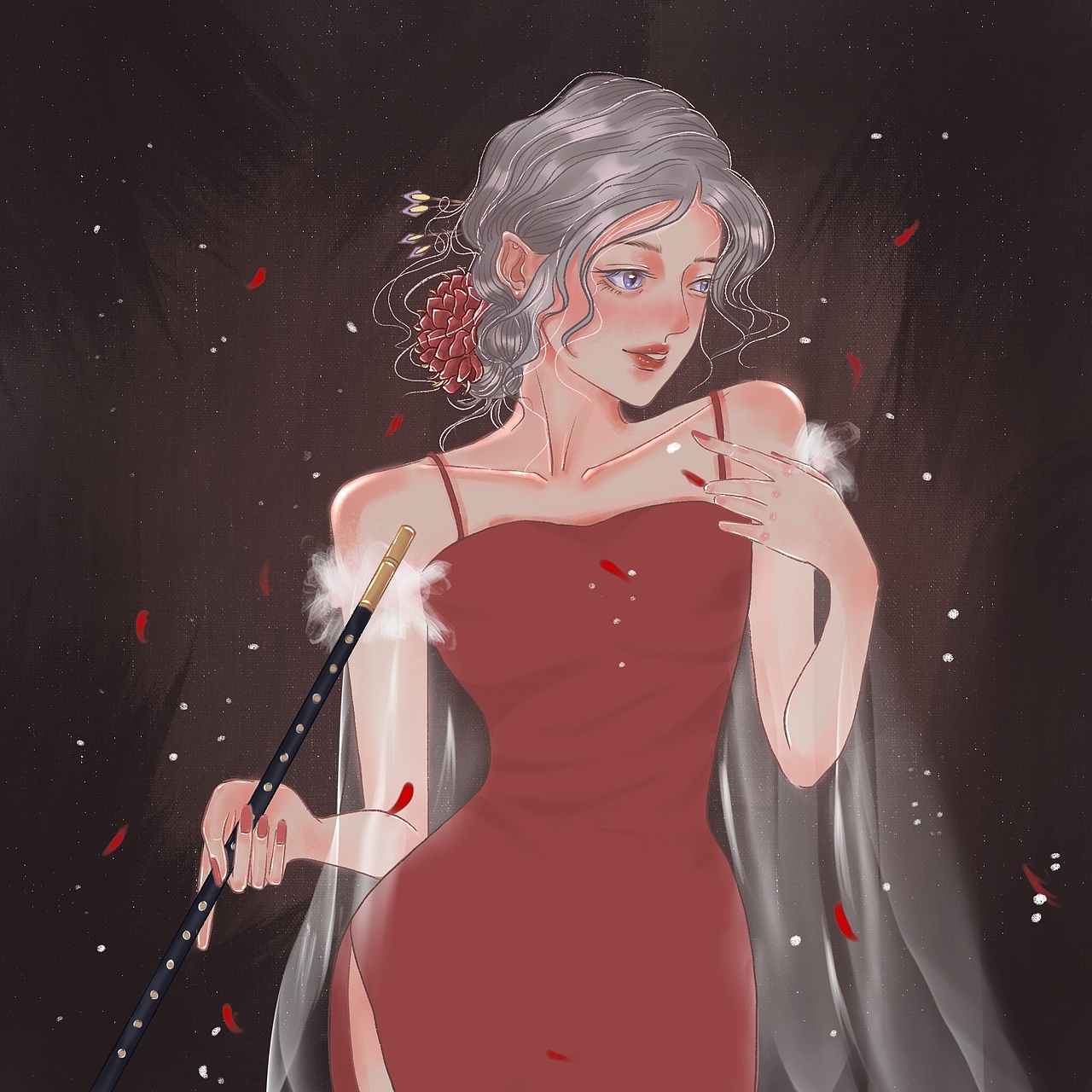 玫瑰（图ZMjU5NzA2MzMy） - 创作习作 - 站酷设计师Ganrui原创素材 - 站酷ZCOOL