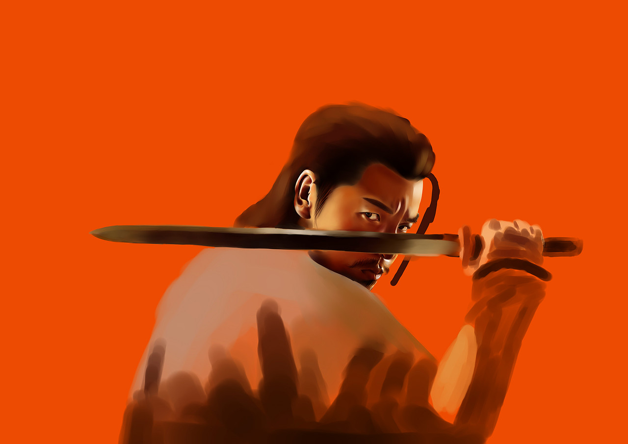 《长安十二时辰·不良帅张小敬》——（图ZMTY4NTMwNzgw） - 新锐潮流插画 - 站酷设计师呀呀鸦酱原创素材 - 站酷ZCOOL