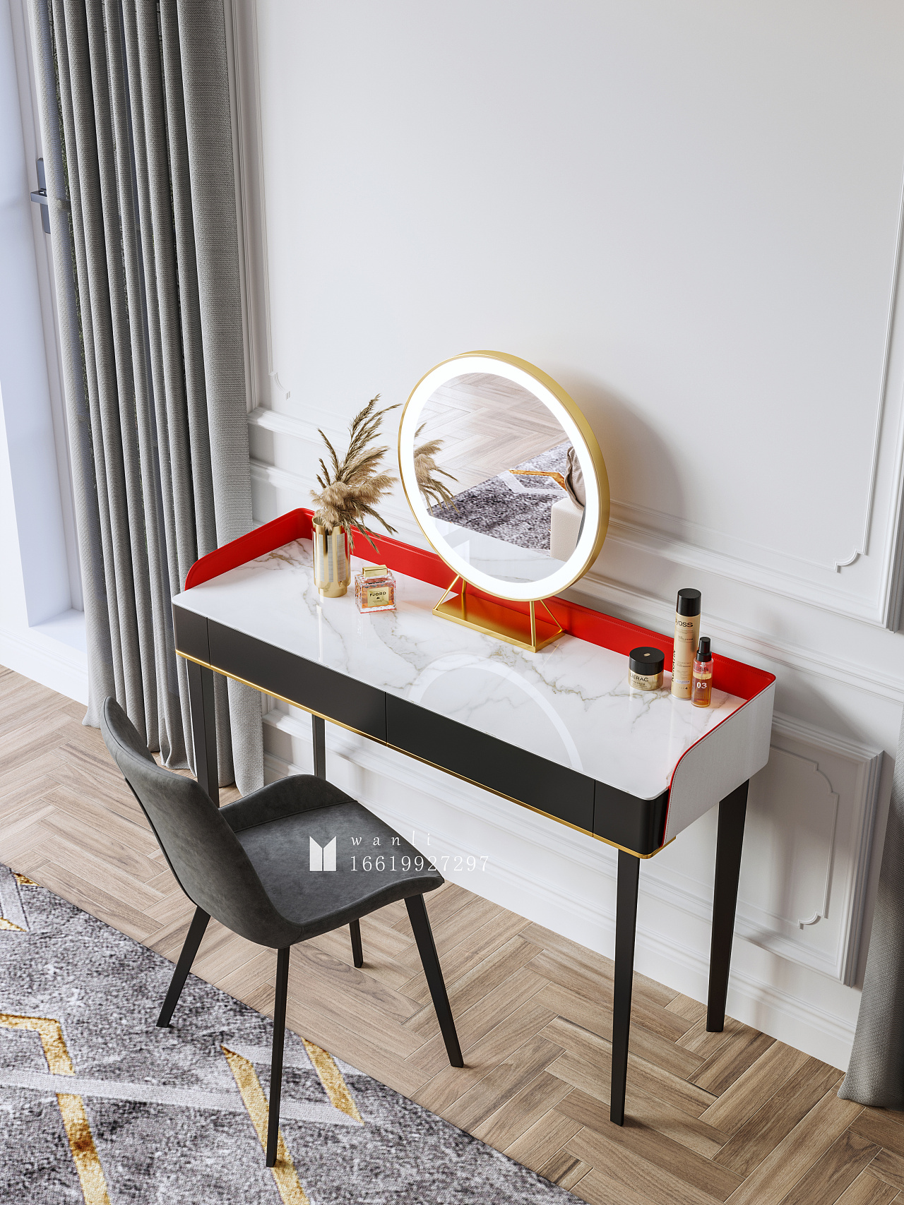 梳妆台|空间|家装设计|wanaw - 原创作品 - 站酷 (zcool)