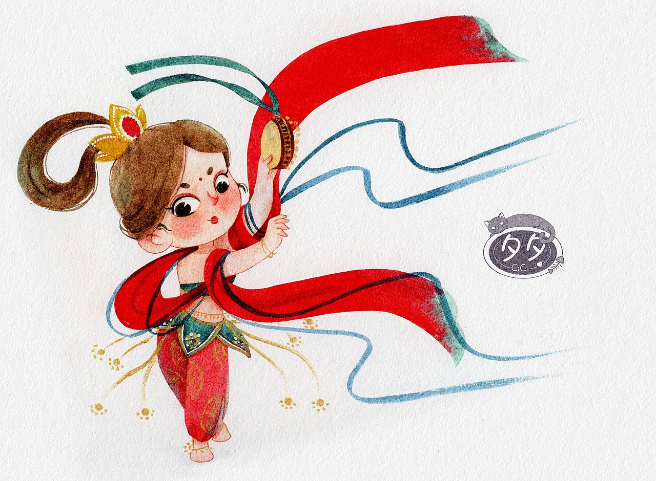 乐伎娃娃（图ZMjgyMzMyODAw） - 创作习作 - 站酷设计师夏小夕夕夕原创素材 - 站酷ZCOOL