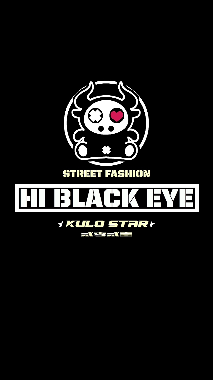 HI BLACK EYE(KULO STAR)生肖系列牛纯黑手机壁纸（图ZMjYyMjY2Njc2） - 商业插画 - 站酷设计师Z42750135原创素材 - 站酷ZCOOL
