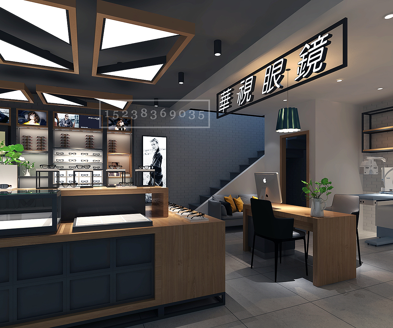 眼镜店方案展示（图ZMjAzNjQxNDUy） - 展陈设计 - 站酷设计师jdfei原创素材 - 站酷ZCOOL