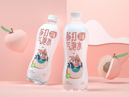 果唯气泡水包装设计