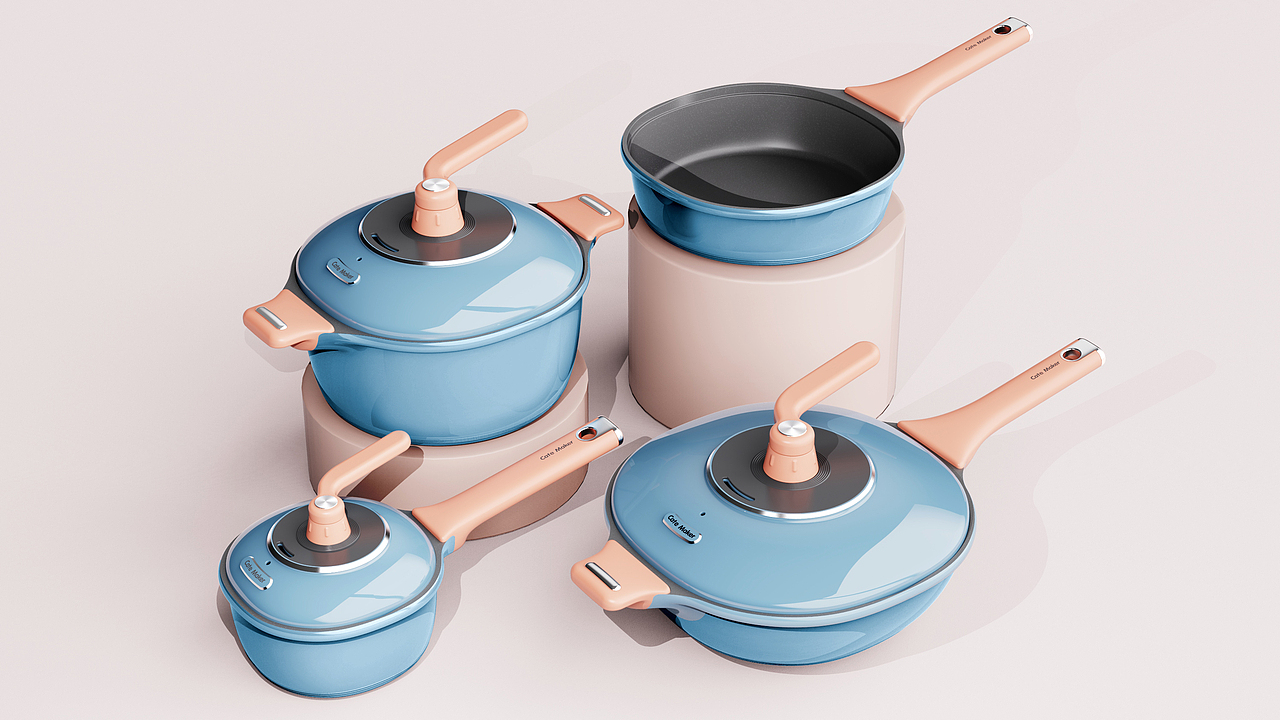 卡特马克 × 瑞德设计|厨房新生活代表性锅具-产品设计