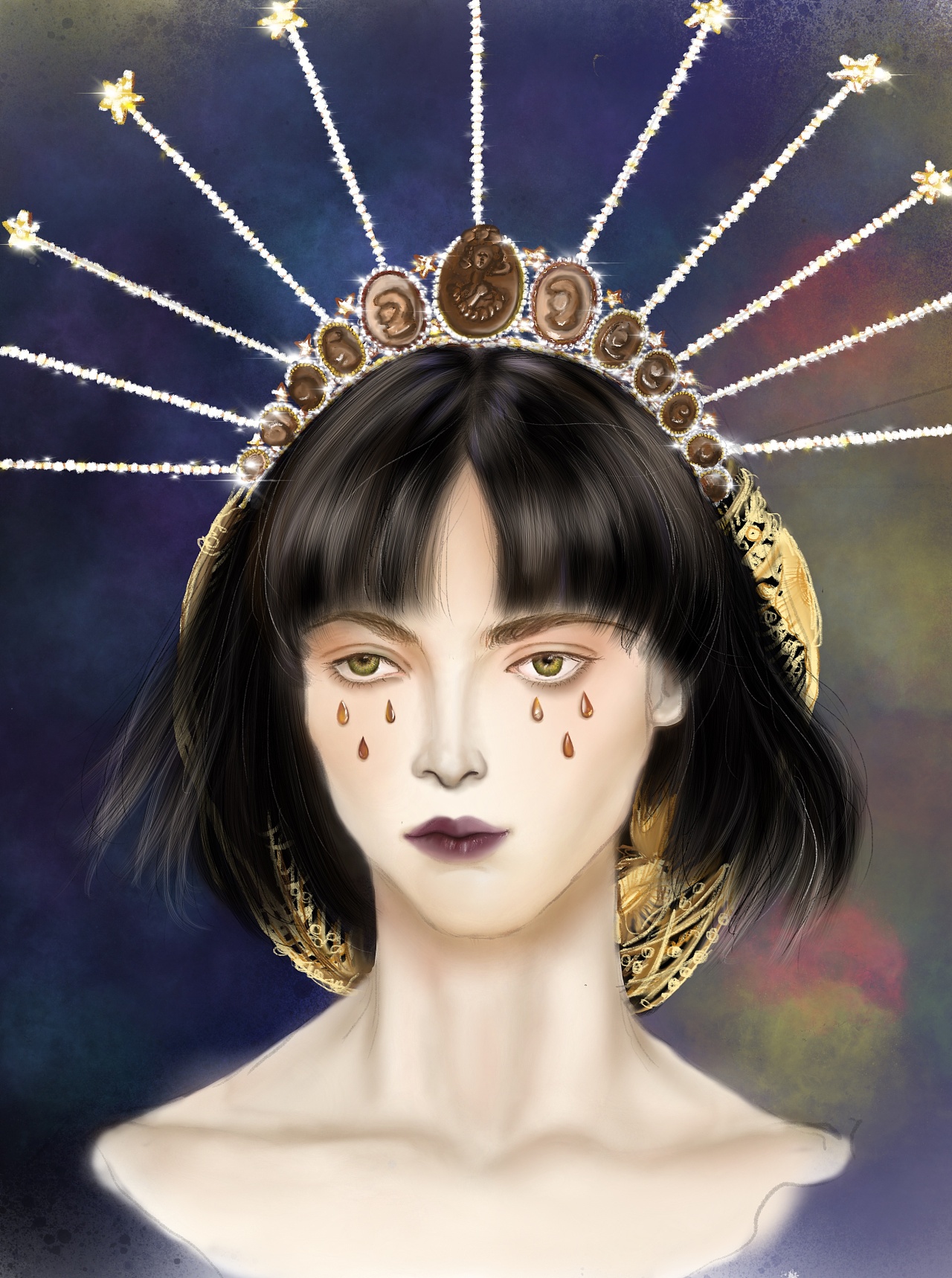 哭泣圣母procreate