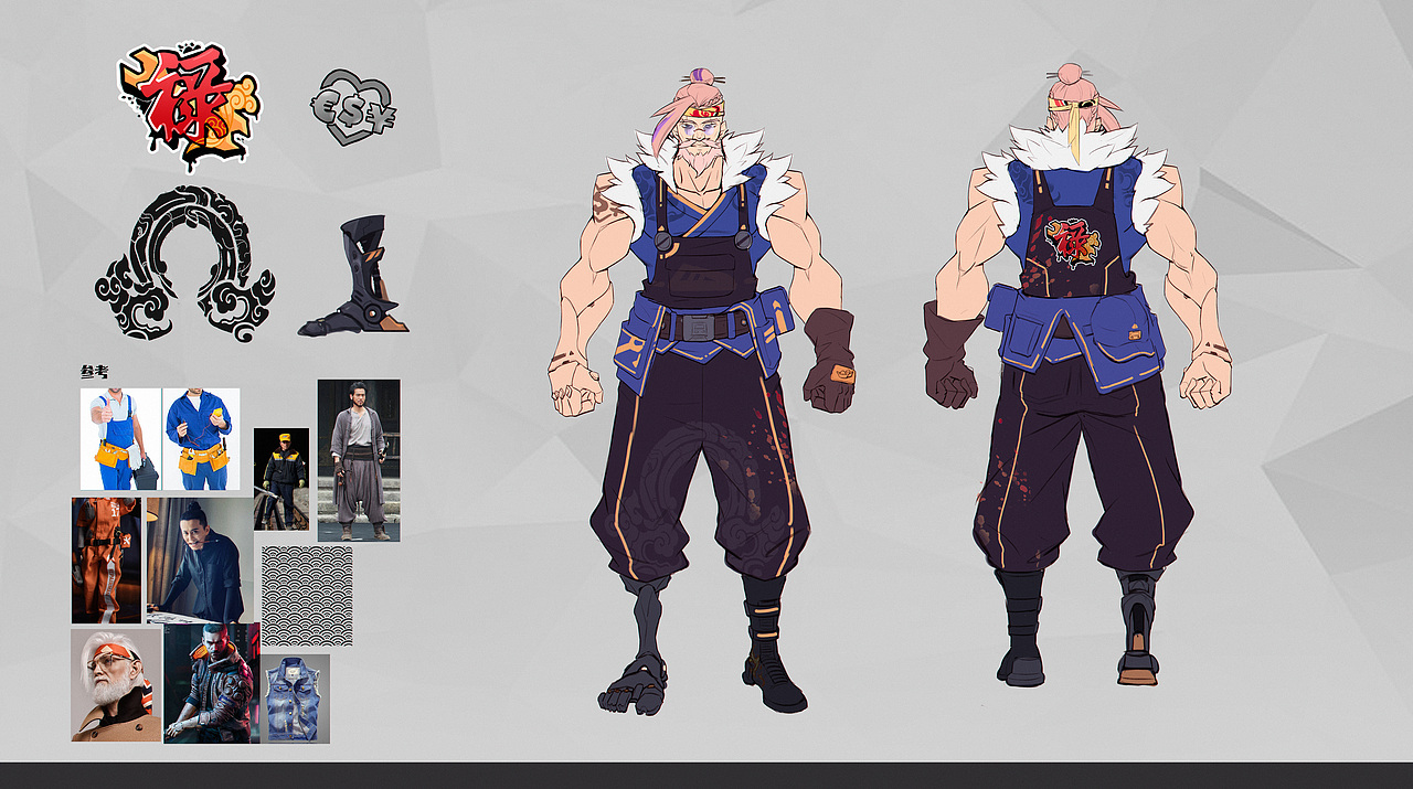 新国潮游戏概念角色——丁卯（图ZMjc0NDMxMDUy） - IP形象 - 站酷设计师o瓦斯o原创素材 - 站酷ZCOOL