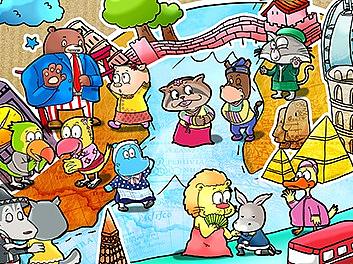 [儿童插画]Hello, World! 世界，你好！
