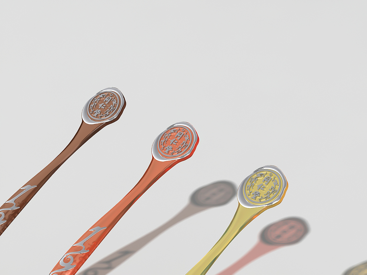 同仁堂小勺子套装设计