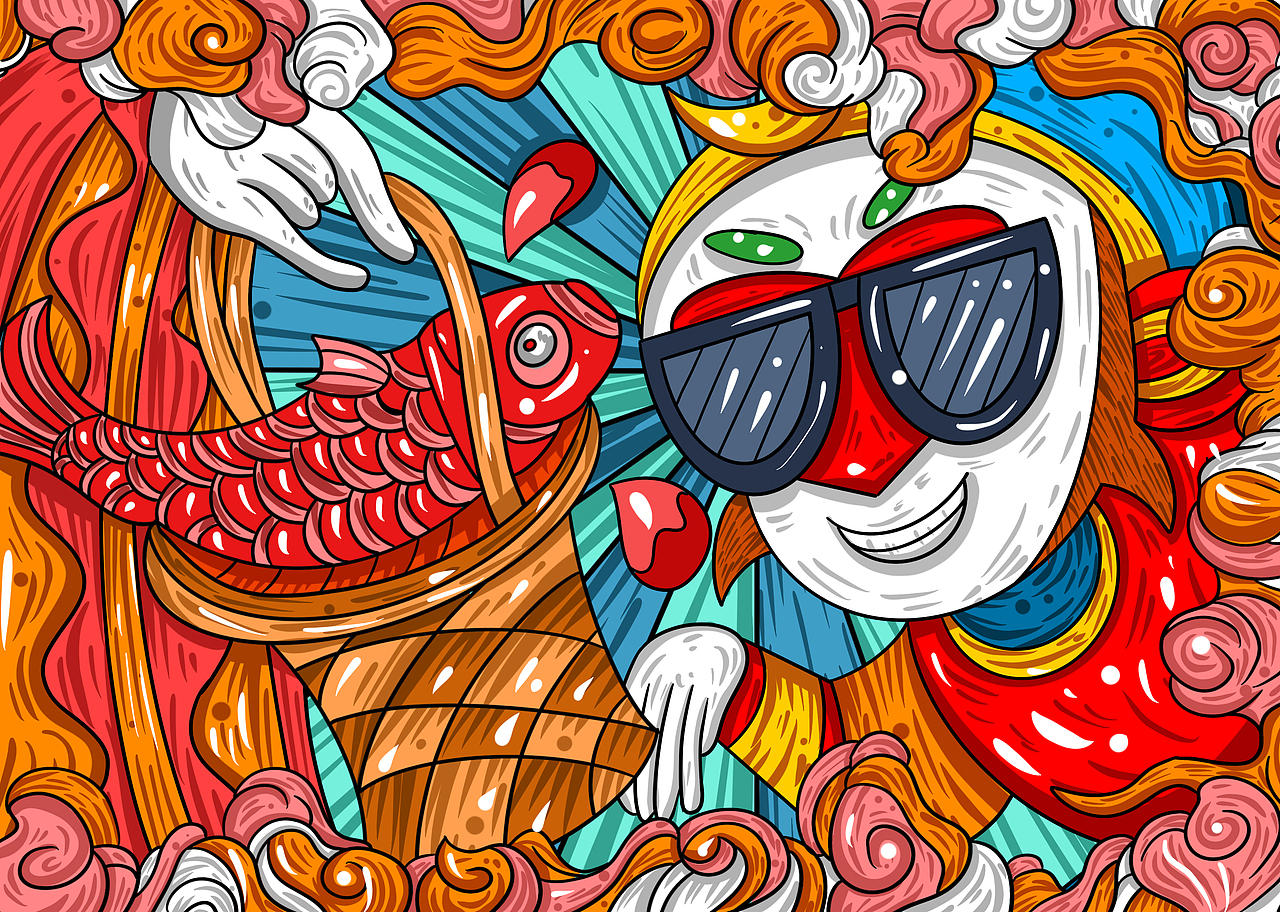 "西游记”国潮插画设计（图ZMjcyOTU2Njcy） - 儿童插画 - 站酷设计师画栩Vivid原创素材 - 站酷ZCOOL
