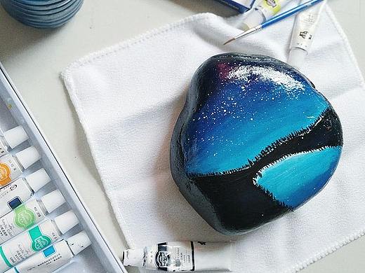 手绘石头