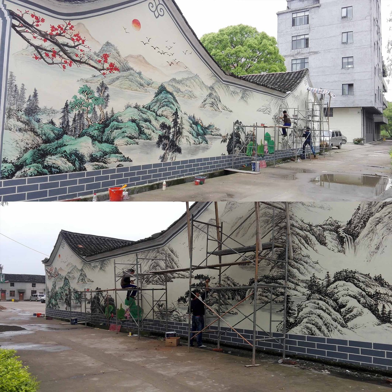 社区文化墙壁画3D壁画美丽乡村壁画（图ZMTc4MTQ5NjQ4） - 新锐潮流插画 - 站酷设计师liujiandong原创素材 - 站酷ZCOOL