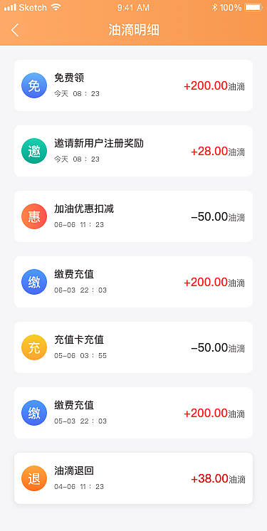 小熊加油卡~简约至上