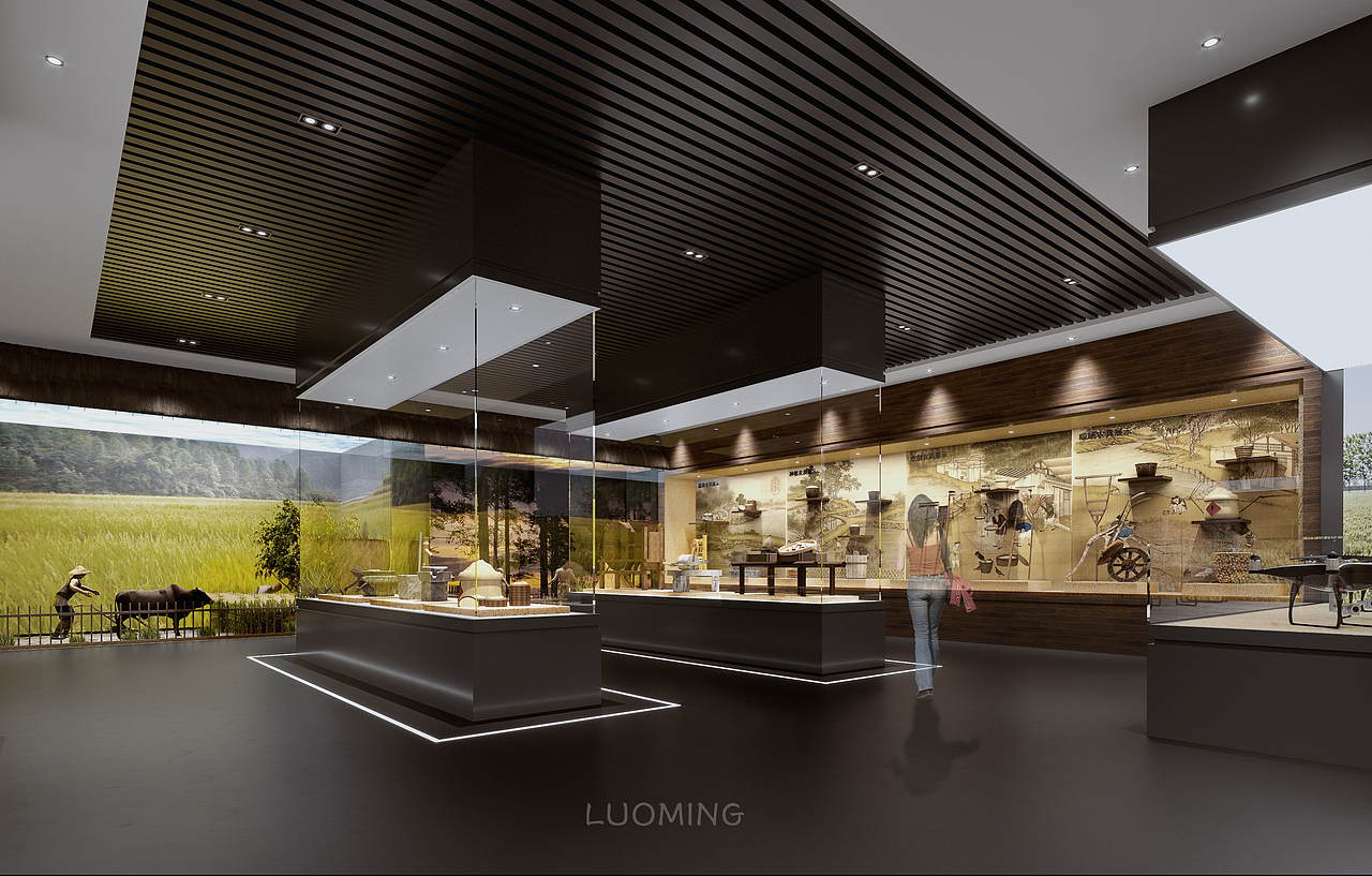 农业展厅（图ZMjUzODAwOTMy） - 建筑/空间 - 站酷设计师LM效果图表现师原创素材 - 站酷ZCOOL