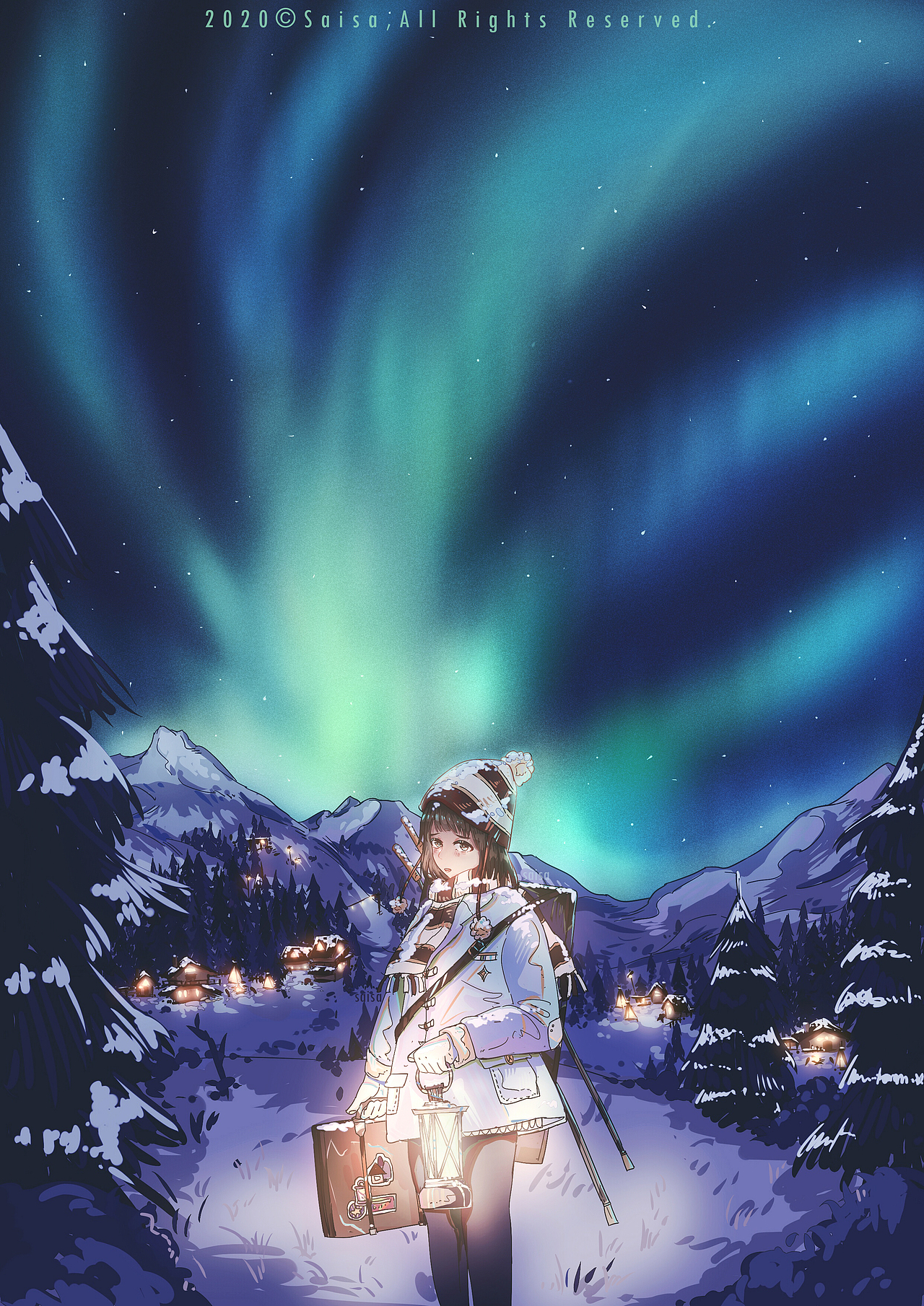 2020岁差的不眠夜（插画年终总结）（图ZMjQwNzI0ODg0） - 艺术插画 - 站酷设计师岁差原创素材 - 站酷ZCOOL