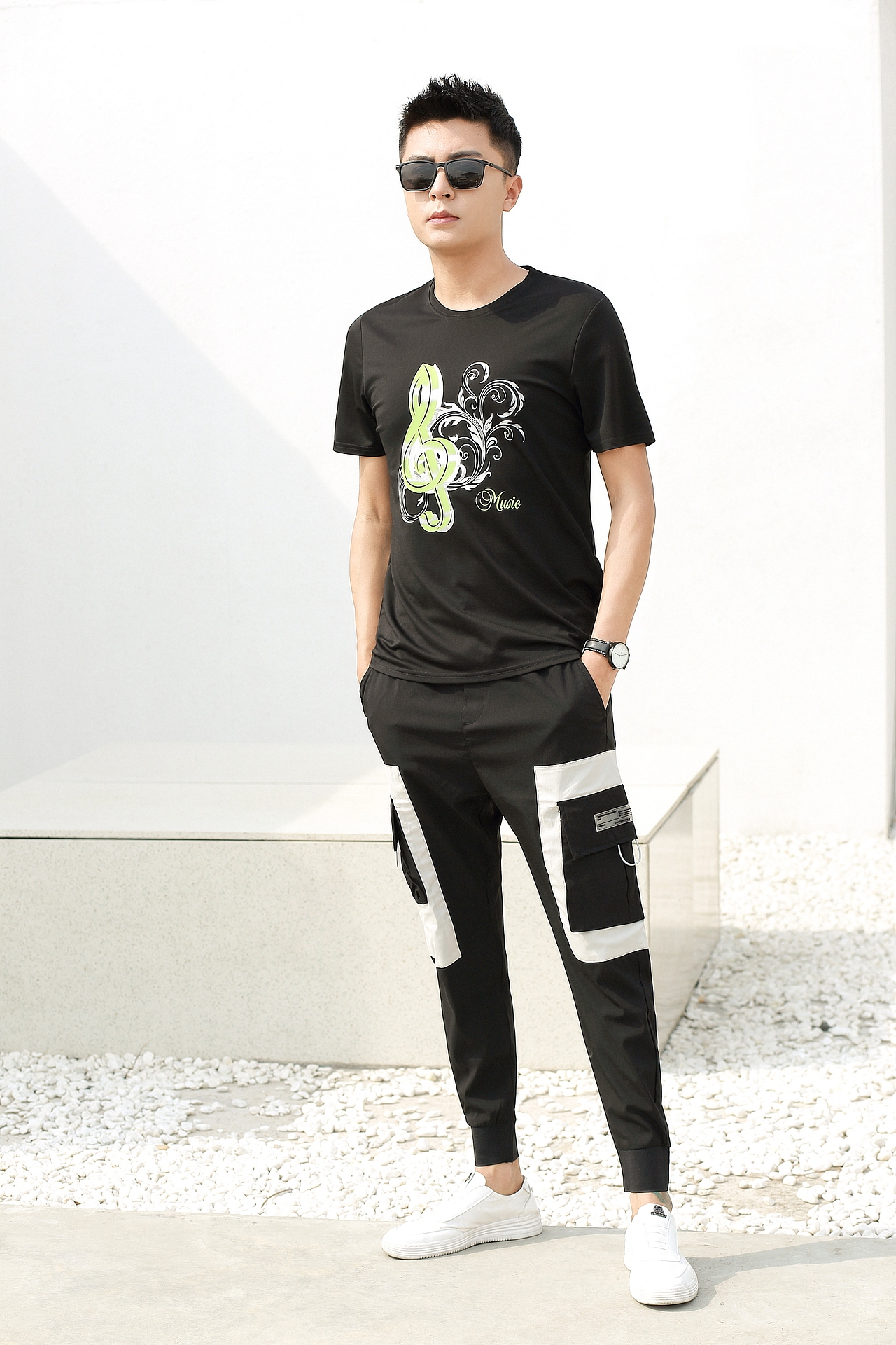 淘宝摄影 流行服饰拍照 潮酷男装拍摄 模特街拍