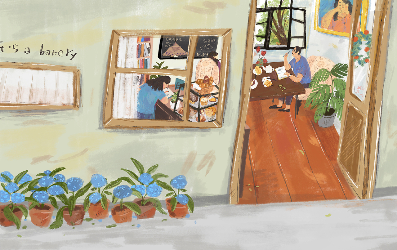 出走（图ZMjEyNDYxNDUy） - 商业插画 - 站酷设计师六一kaki原创素材 - 站酷ZCOOL