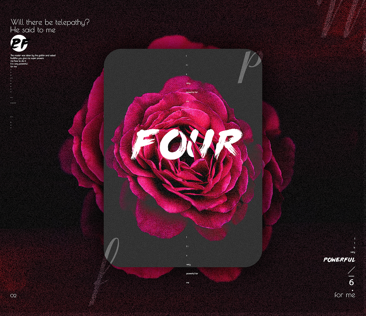 一系列的花flower（图ZNzIzMzk4ODA=） - 海报 - 站酷设计师阿拉斯加的小宁子原创素材 - 站酷ZCOOL