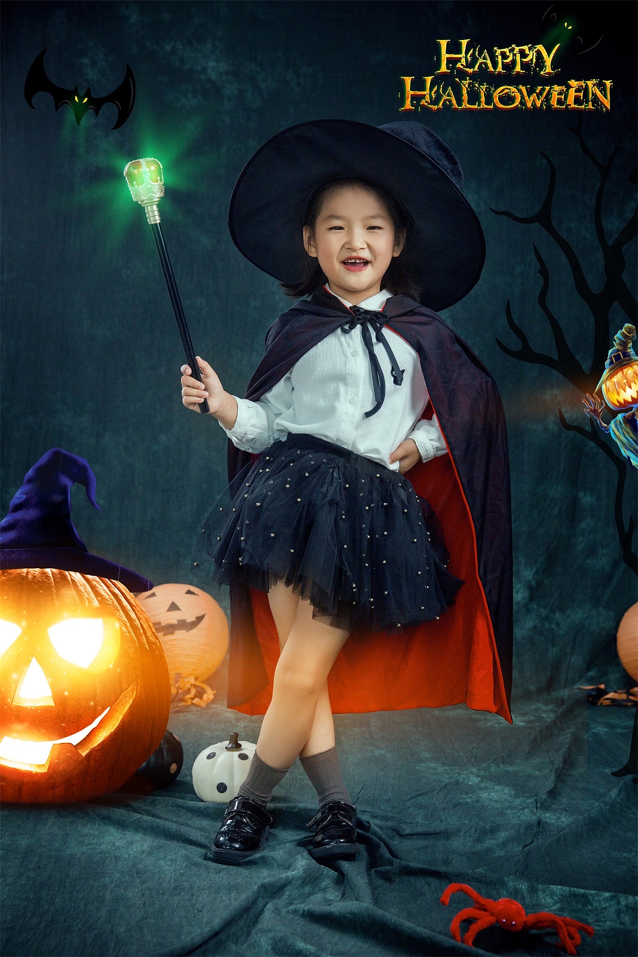 儿童摄影作品《小魔女琪琪kiki》