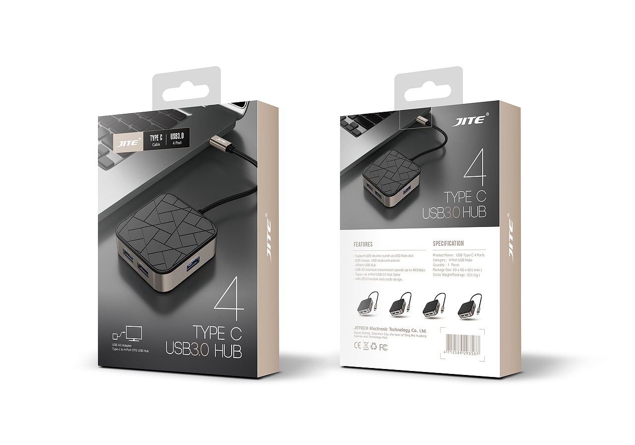 Type-C HUB 包装（图ZMTI5MDkxNzAw） - 包装 - 站酷设计师jackchiang原创素材 - 站酷ZCOOL