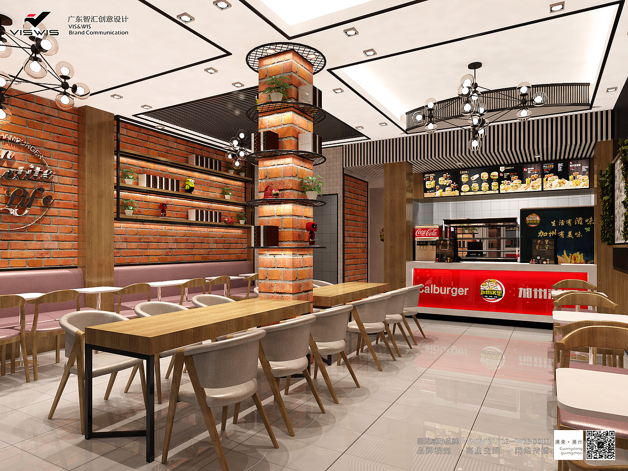 加州汉堡新一代店面品牌设计（图ZMTEwNjQyMTI4） - 展陈设计 - 站酷设计师餐饮时代原创素材 - 站酷ZCOOL