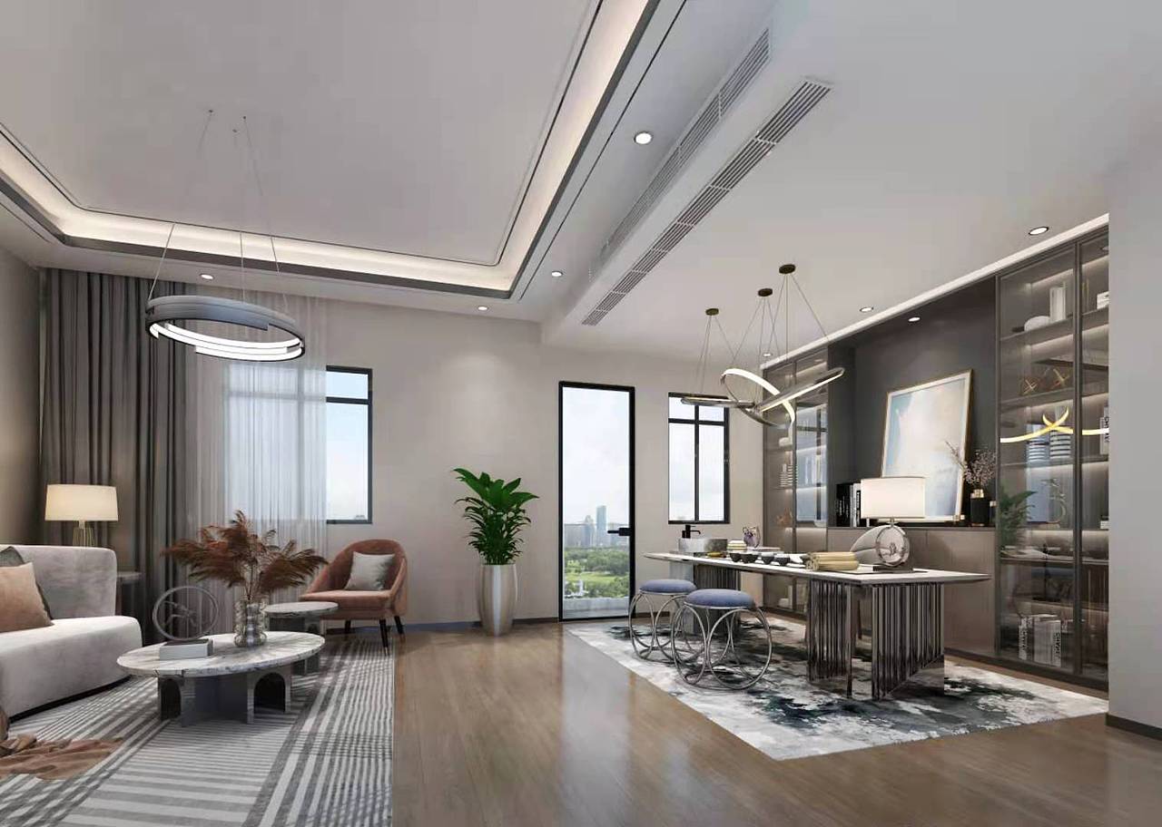 惠州别墅装修：中海汤泉，现代轻奢风设计（图ZMjY0NzQ4MjQw） - 家装设计 - 站酷设计师深圳岚庭装饰原创素材 - 站酷ZCOOL